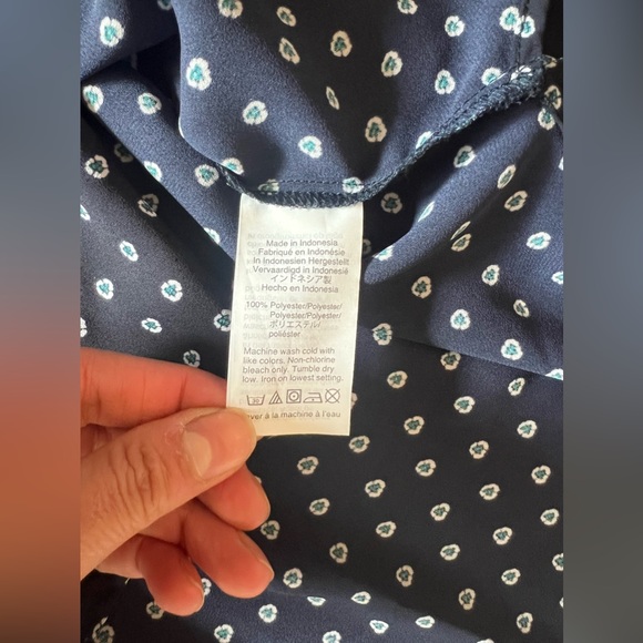 J.Crew Tie Neck Blouse - Picture 3 of 4